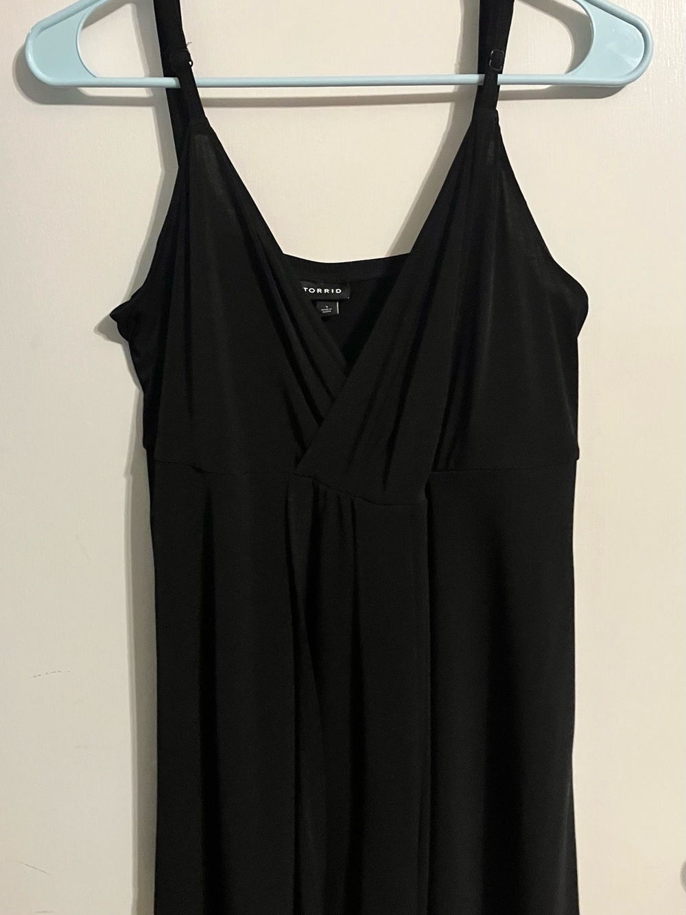 torrid Black Sleeveless Surplice Maxi Dress